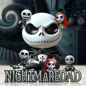 Nightmare Dad Plaque - Personalized Gifts For Dad 03nati120525 - Shaped Plaques - GoDuckee