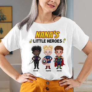 Family's Little Heroes, Gift For Family, Personalized Shirt, Super Kid Shirt 02TOTI180823PA - Shirts - GoDuckee