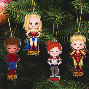 Gift For Kids, Personalized Acrylic Ornament, Super Kid Ornament, Christmas Gift 02NATI261023PA - Ornament - GoDuckee