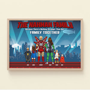 Personalized Gifts For Family Light Frame Because There's Nothing Stronger Than Our 03OHTI290224PA - Canvas Print - GoDuckee