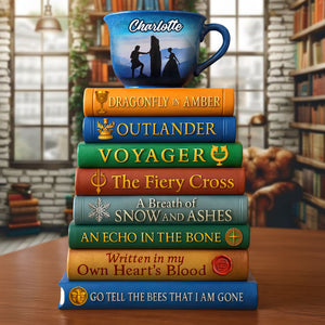 Bookstack Plaque - Personalized Gifts For Book Lovers 03huti140525 - Shaped Plaques - GoDuckee