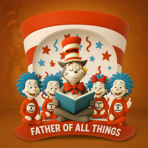 Dad Of Little Treasures Acrylic Plaque - Personalized Gifts For Father 03TGTI250425 - Shaped Plaques - GoDuckee