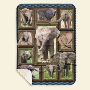 Personalized Gifts For Elephant Lover Blanket 041qhti311224 - Blanket - GoDuckee