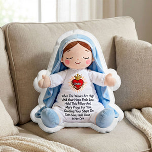 Virgin Maria Pillow - Personalized Gifts For Christian Pillow 02NATI221225 - Pillow - GoDuckee