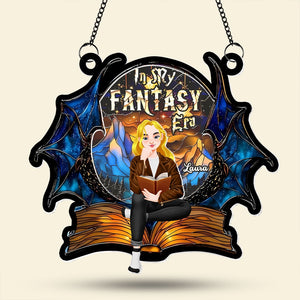 Personalized Gifts For Book Lover Suncatcher Ornament Fantasy Book 013xqti060125pa - Ornament - GoDuckee