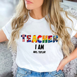 Custom Alphabet Gifts For Teacher Shirt 05ohti110125 - Shirts - GoDuckee