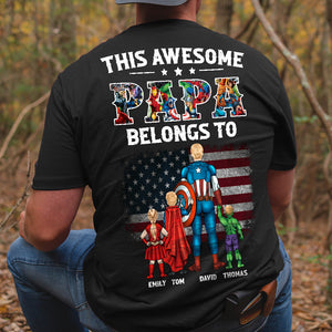 Awesome Dad Personalized Shirt-1dtdt260423 - GRER2005 - Shirts - GoDuckee