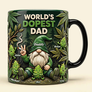 Gnome Weed Dad Magic Coffee Mug - Personalized Gifts For Dad 02nati050526