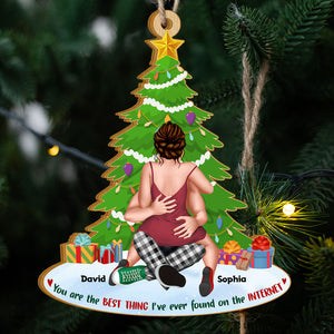 You Are The Best Thing, Couple Gift, Personalized Acrylic Ornament, Funny Couple Ornament, Christmas Gift - Ornament - GoDuckee