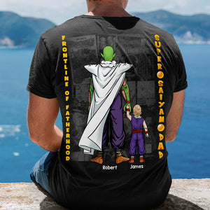 Frontline Of Fatherhood Personalized Shirt 02DNTI010623HH Grer2005 - Shirts - GoDuckee