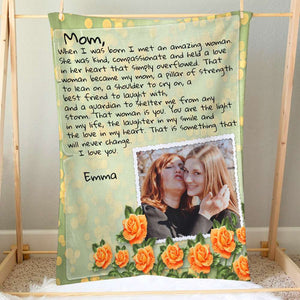We Love You Mom, Personalized Blanket, Love Mom, Gift For Mom - Blanket - GoDuckee