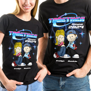 Personalized Gifts For Couple Shirt Y2K Style 04toti090125hg - Shirts - GoDuckee