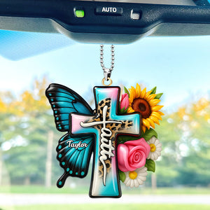 God Jesus Car Ornament - Personalized Gifts For Christians 04huti261125 - Ornament - GoDuckee