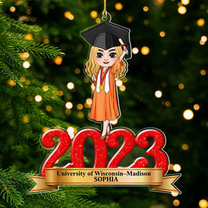 Graduation Personalized Acrylic Ornament, Gift For Friends - Ornament - GoDuckee