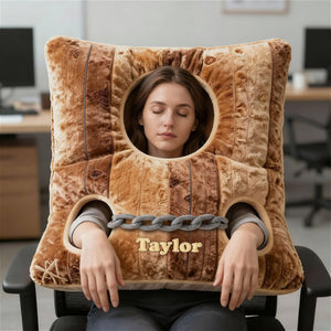Office Worker Fun Pillory Pillow, Personalized Gifts For Coworker 02qhti131225 - Pillow - GoDuckee