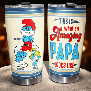 This Is What An Amazing Papa, Gift For Father's Day, 04DNDT150523 Personalized Family Tumbler - Tumbler Cup - GoDuckee