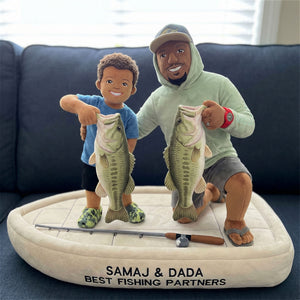 Fishing Memories Pillow - Personalized Custom Photo Gifts For Fishing Lovers 04QHTI111225 - Pillow - GoDuckee