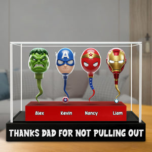 Super Sperm Dad Plaque - Personalized Gifts For Dad 04ohti170525 - Shaped Plaques - GoDuckee