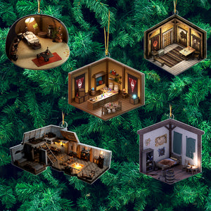 Fantastic Action Role-Playing Game Isometric Room Acrylic Ornament , Christmas Gift For Gamer 03QHTI221123 - Ornament - GoDuckee