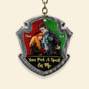 You Put A Spell On Me, Personalized Keychain, Best Gift Photo Couple 08HUDT231223 - Keychains - GoDuckee