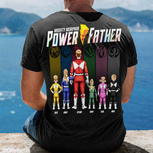 Mighty Morphin Power Father, Personalized Shirt, Gift For Family, 05huti050623hh - GRER2005 - Shirts - GoDuckee