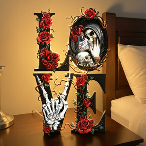 Romantic Skeleton Light Box Personalized Gifts For Couple 03HUTI091225 - Light Box - GoDuckee