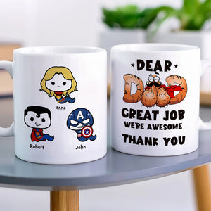 We're Awesome Sperm Dad Gift Mug 01QHLI060523TM White Mug - Coffee Mug - GoDuckee