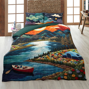 Gifts For Camping Lover Quilt Bed Set 02huti180125 - Blanket - GoDuckee