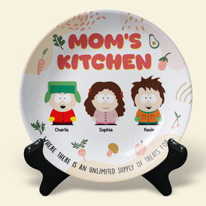 Personalized Gifts For Mom Ceramic Round Plate 04xqti180325hg - Ceramic Round Plate - GoDuckee
