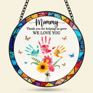 Personalized Gifts For Mom Stained Glass 05xqti210325 - Ornament - GoDuckee