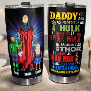 Father's Day Gift, 11ACDT230523TM Personalized Family Daddy Tumbler - Tumbler Cup - GoDuckee