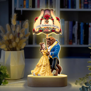 Cartoon Couple Led Light - Personalized Gifts For Couple 01nati120625 - Led Night Light - GoDuckee