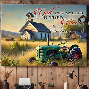 Personalized Gifts For Couple Canvas Print, Countryside Painting Art 02qhti121224 - Poster & Canvas - GoDuckee