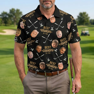 Custom Photo Best Dad By Par Shirt, Personalized Gifts For Golf Dads 03qhti080526 - Polo Shirts - GoDuckee