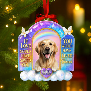 Memorial Dog Ornament - Custom Photo Gifts For Dog Lovers 06nati160925 - Ornament - GoDuckee