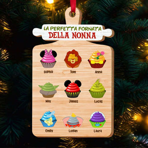 La perfetta fornata della Nonna, Ornamento per Bambini a Forma di Cupcake, Regalo di Natale per la Famiglia 01HUTI281023QN - Ornament - GoDuckee