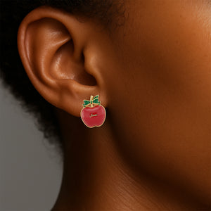 Teacher Stud Earrings - Personalized Gifts For Teacher 01pgmg210725 - Earrings - GoDuckee