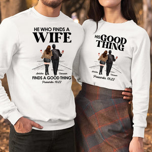 Fine A Good Thing, Couple Drinking Personalized T-shirt Hoodie Sweatshirt - Shirts - GoDuckee