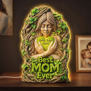Nature Mother's Day Light Box - Personalized Gifts For Mom Custom Shape Acrylic Light Box 03HUTI221225 - Light Box - GoDuckee