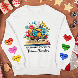 Emotionally Attached To Fictional Character, Gift For Book Lover, Personalized Shirt, Book Lover Heart Shirt, Christmas Gift 03NATI121023 - AOP Products - GoDuckee