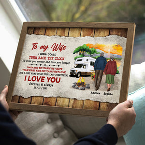 I Love You Forever And Always, Couple Hand In Hand Personalized Canvas Poster - Poster & Canvas - GoDuckee
