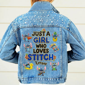 Blue Monster Denim Jacket - Personalized Gifts For Movie Lovers 05nati030625 - Denim Jacket - GoDuckee