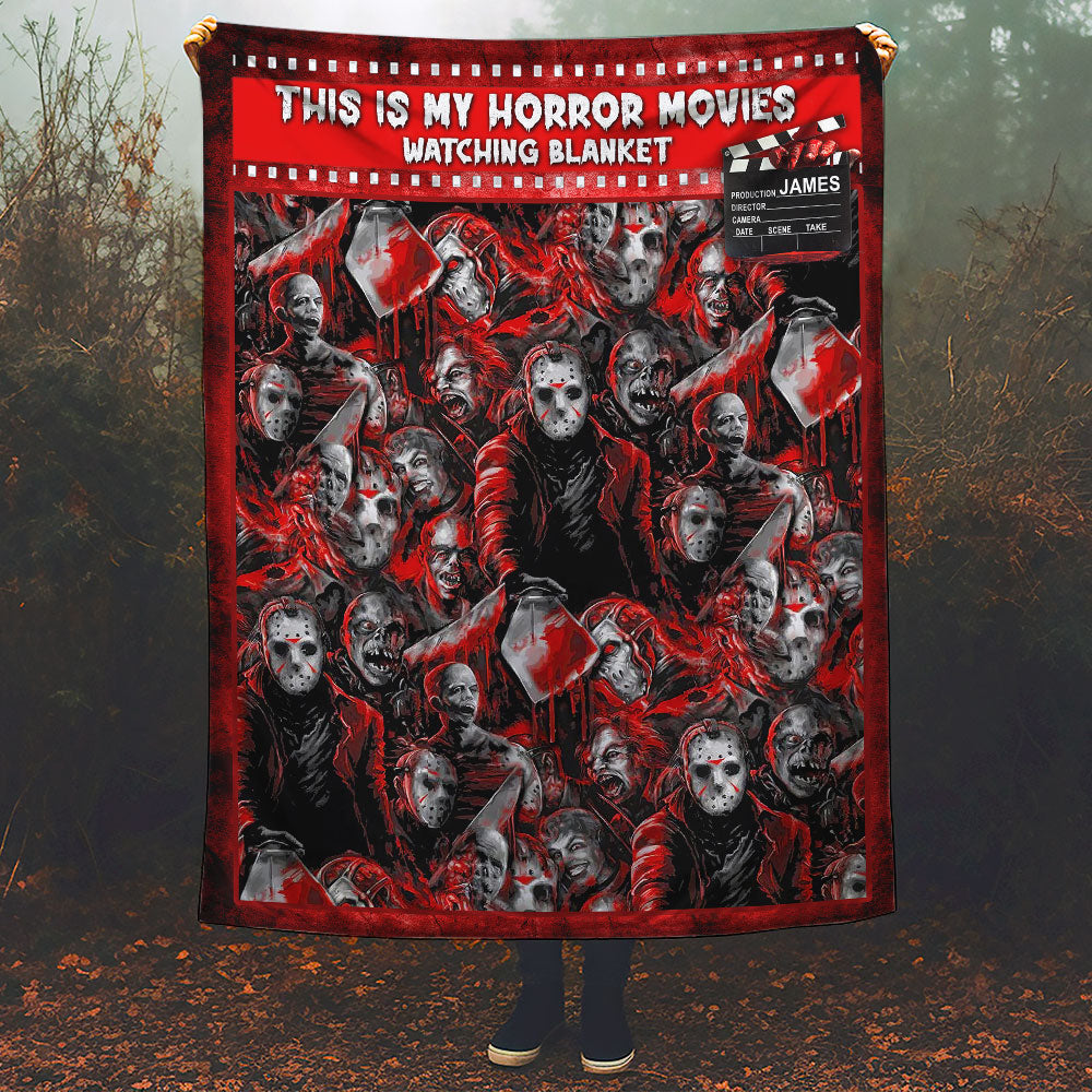 Gift For Horror Movie Fan, Personalized Blanket, Custom Name Villain Blanket 01HUTI200723 - Blanket - GoDuckee