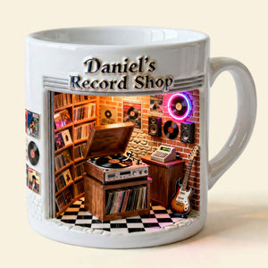 Record Vinyl Shop Coffee Mug - Personalized Gifts For Record Vinyl Lover Coffee Mug 02NATI250226 - Coffee Mug - GoDuckee