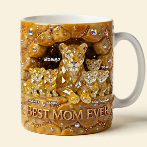 Best Lion Mom Ever Coffee Mug - Personalized Gifts For Mothers 04ohti070426 - Coffee Mug - GoDuckee
