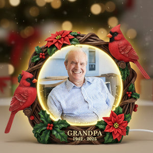 Cardinal Heaven Light Box - Custom Photo Gifts For Heavens Custom Acrylic Light Box 03NATI121125 - Light Box - GoDuckee