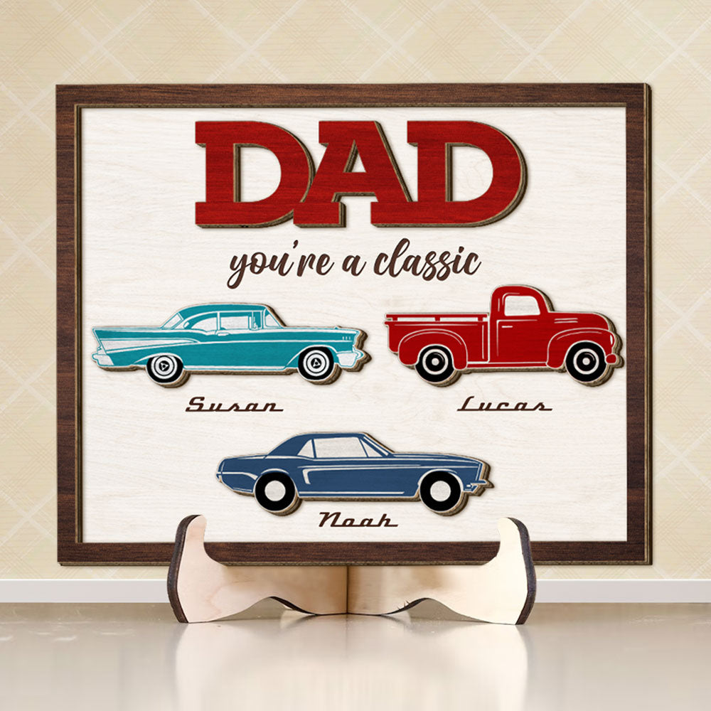 Personalized Gifts For Dad Wood Sign 01QHTI040424 Father's Day - Wood Signs - GoDuckee