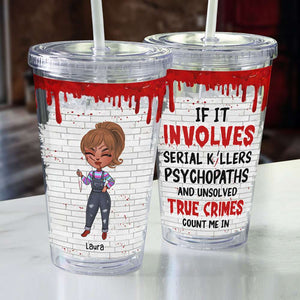 Gift For Movie Fan, Personalized Acrylic Tumbler, Horror Movie Tumbler, Halloween Gift 01NATI090823HH - Tumbler Cup - GoDuckee