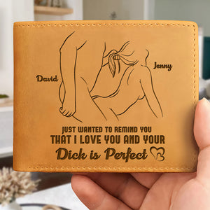 Personalized Gifts For Couple PU Leather Wallet 03OHTI270524 - PU Leather Wallet - GoDuckee