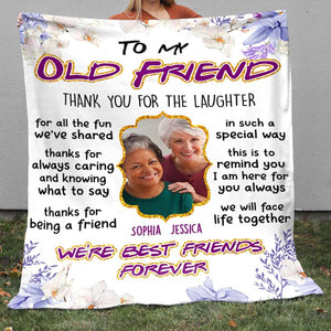 We're Best Friends Forever, Personalized Blanket, Gifts For Friend 02ACDT200623 - Blanket - GoDuckee